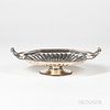 French Sterling Silver Open Raised Serving Dish