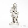 Bisque Figure of a Girl Reading