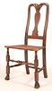 New England Queen Anne Rush Seat Side Chair.