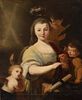 Italian school; first half of the eighteenth century.
"Portrait of lady are Santa Teodora".
Oil on canvas. Re-drawn.