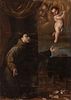 Andalusian School; first half of the seventeenth century.
"Saint Anthony of Padua".
Oil on canvas. Re-drawn.