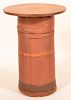 Red Painted Butter Churn Base Stand.