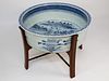 Extremely Rare Canton Fish Basin, late 18th Century