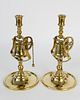 Exceptional Pair of English Brass Tavern Sticks, 19th Century