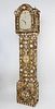 Seashell Encrusted Tall Case Clock, 19th Century
