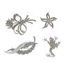 A selection of marcasite jewellery. To include a brooch in the form of a marcasite-set eagle, togeth