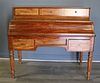 Antique Continental Fall Front Leathertop Desk.