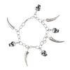 Four charm bracelets. Suspending a total of thirty-nine charms, to include one bracelet solely made