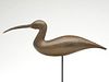 Very rare wooden billed curlew, Dodge Decoy Factory, Detroit, Michigan, 3rd quarter 19th century.