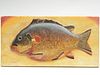 Important sunfish plaque, Oscar Peterson, Cadillac, Michigan, 2nd quarter 20th century.