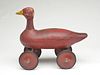 Red Goose Riding Toy.
