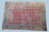 Antique Hand Knotted Oushak Carpet, circa 1920s