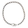 TIFFANY & CO. - a bracelet. The square curb-link chain, to the lobster clasp. Signed Tiffany & Co. L