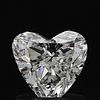 0.83 ct., F/SI1, Heart cut diamond, unmounted, PP2874-13-05