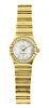 A ladies' 18ct gold diamond set Omega 'Constellation' bracelet watch, c.2004,