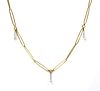 An 18ct gold diamond set necklace, by Cox and Power,