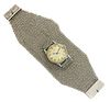 A gentlemen's stainless steel Omega mechanical strap watch, c.1940,