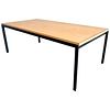 Florence Knoll Birch T Angle Architectural Coffee Table