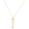 CHOKER AND PENDANT IN 18K YELLOW GOLD, TIFFANY & CO., KEYS COLLECTION Total weight: 11.7 g