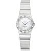 OMEGA CONSTELLATION LADY WATCH WITH DIAMONDS IN STEEL Movement: quartz