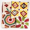 Four Antique or Handmade Quilts