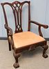 Chippendale Style Slipper Chair