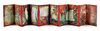 Bottet, Nicole Buchobjekt. Faltbuch in Lithographie aus 10 Teilen. Salzburg, Edition Neuhauser Kunstmühle, 2011. 24 x 20 cm. Auf Pappelsperrholz kasch