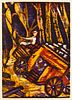 Mörike, Eduard Mozart auf der Reise nach Prag. Mit 11 meist ganzseitigen Farbholzschnitten von Esteban Fekete. Bayreuth, Bear Press, 2004. 4 (1 doppel