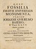 Baier, Johann Wilhelm Fossilia diluvii universalis monumenta. Altdorf, Kohlesius 1722. 34 S. Moderner Ppbd. im Stil d. Zt.