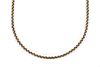 A gold belcher chain,