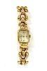 A ladies' gold Royce mechanical bracelet watch,