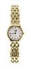 A ladies' 9ct gold Longines quartz bracelet watch,