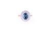 Montana GIA Certified Unheated Sapphire Gold Ring