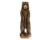 Montana Chainsaw Carved Pine Bear 7 1/2 Foot Tall