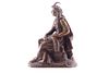Bronze Minnehaha Indian Sculpture c Late 1800's