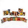 30pc Vintage Spice Tins and Boxes, Assorted Sizes