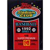 1992 Topps Stadium Club Series 3 Baseball Cards, 1 Pack