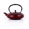 Vintage Japanese Cast Iron Teapot Red Dragon