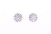 Brand New Diamond Cluster & 14k Gold Earrings