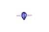 1.78 ct. Tanzanite Diamond & 14k White Gold Ring