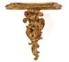 CARVED & GILDED WALL BRACKET