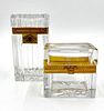 Two Crystal and Ormolu Boxes