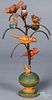 Paul Tyson carved and painted bird tree