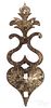 Large wrought iron escutcheon, ca. 1800