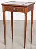 Italian marquetry inlaid dressing table