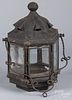 Tin lantern, 19th c.