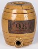 Stoneware Port barrel