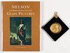 Admiral Lord Nelson gilt portrait medallion
