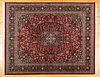 Kashan carpet, 10'4" x 8'3".