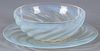 Lalique Poissons bowl and undertray